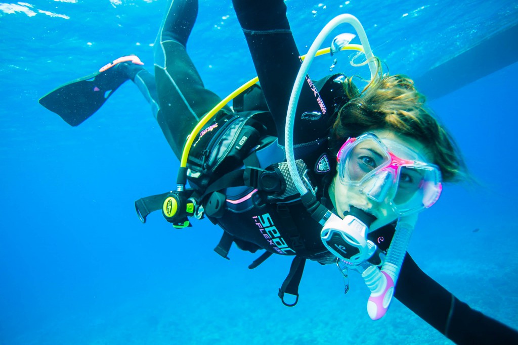 Girl Scuba Diver